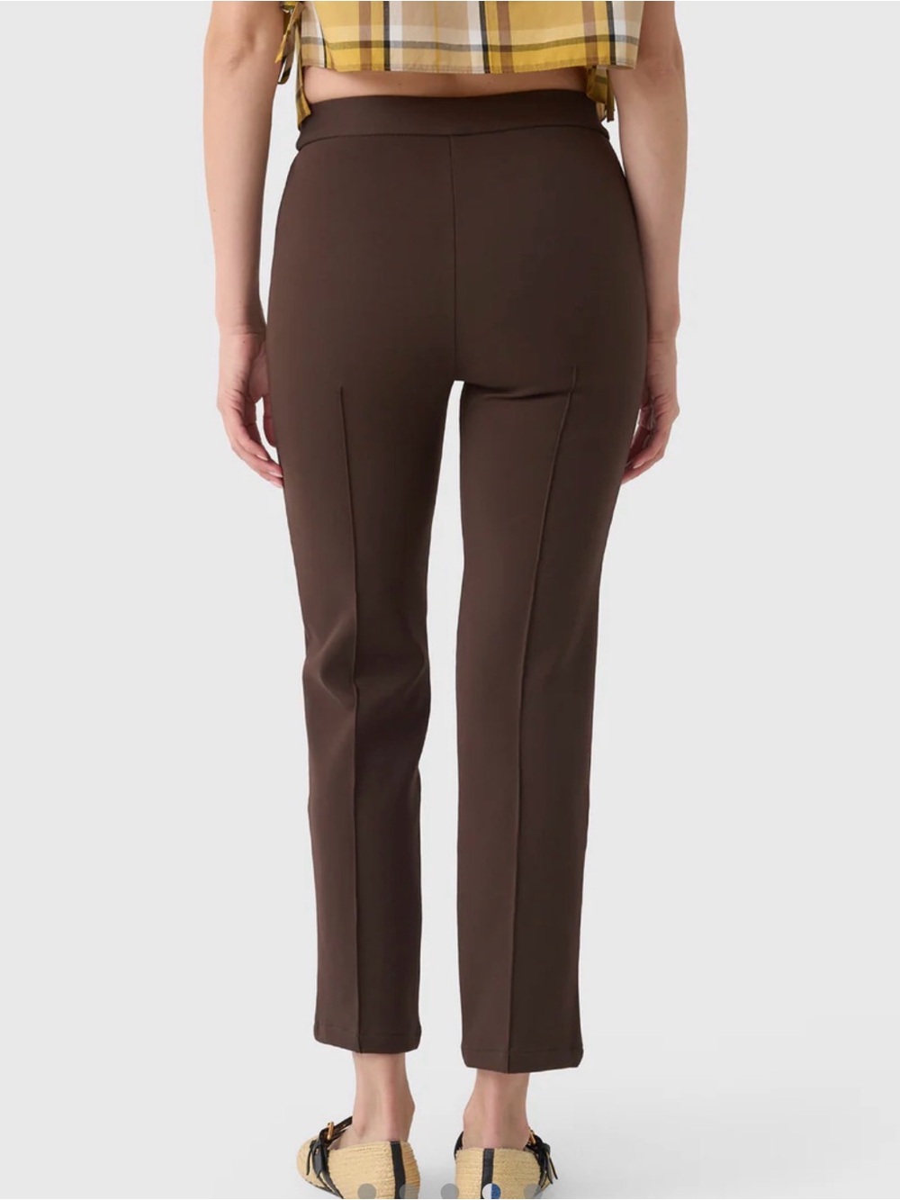 JENNI KAYNE Women's Forme Pant  Chocolate Size Small New Knit Pull On High Rise - Picture 3 of 7